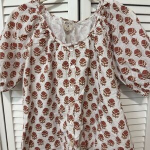 Women's Patterned Top  by Marea